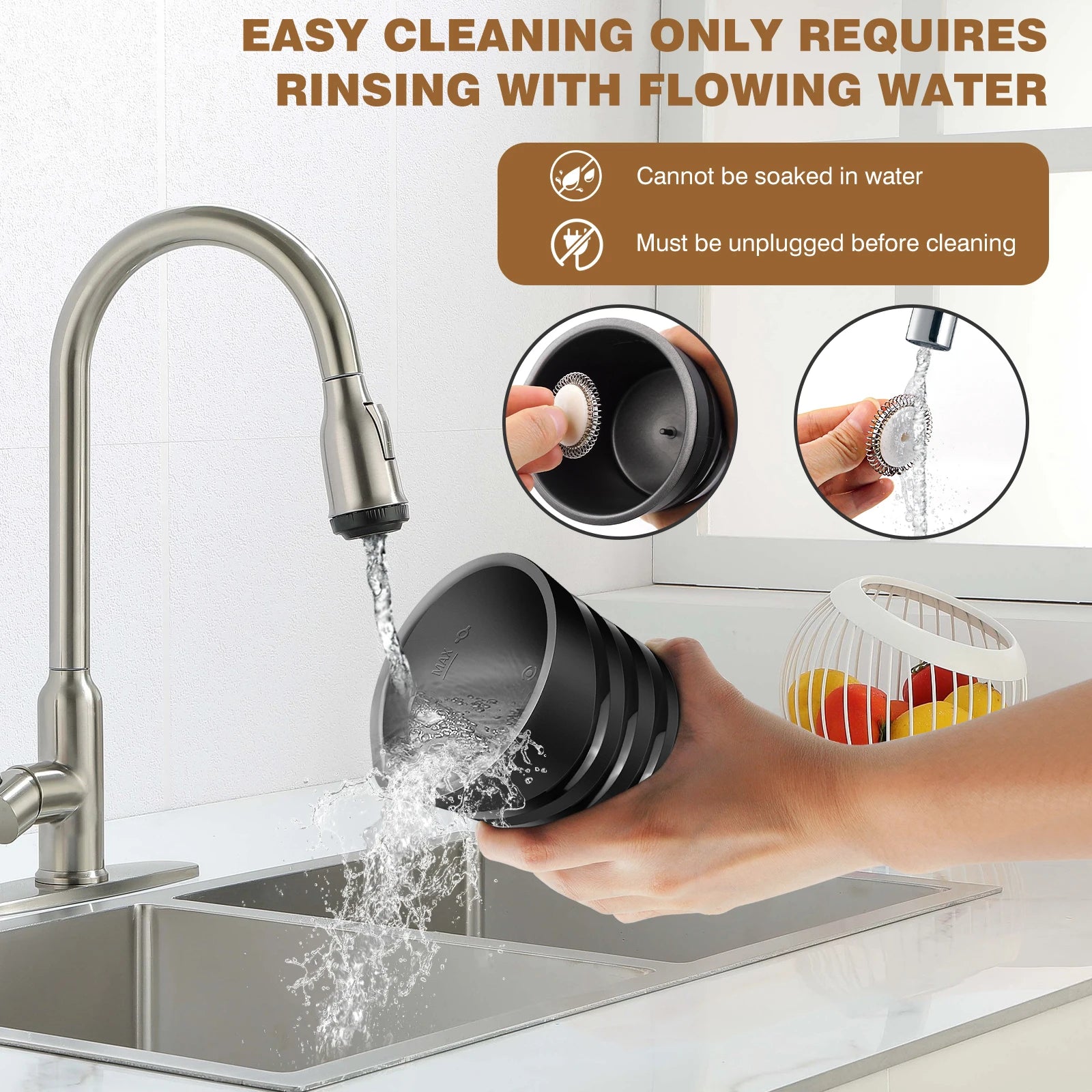 Smart Milk Frother with Temperature Control