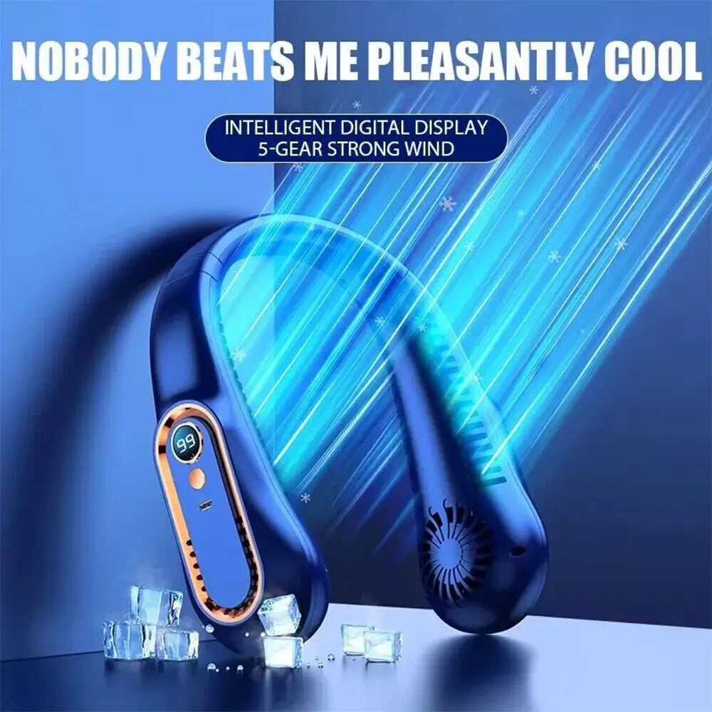 Portable Neck Fan (Bladeless, Smart)