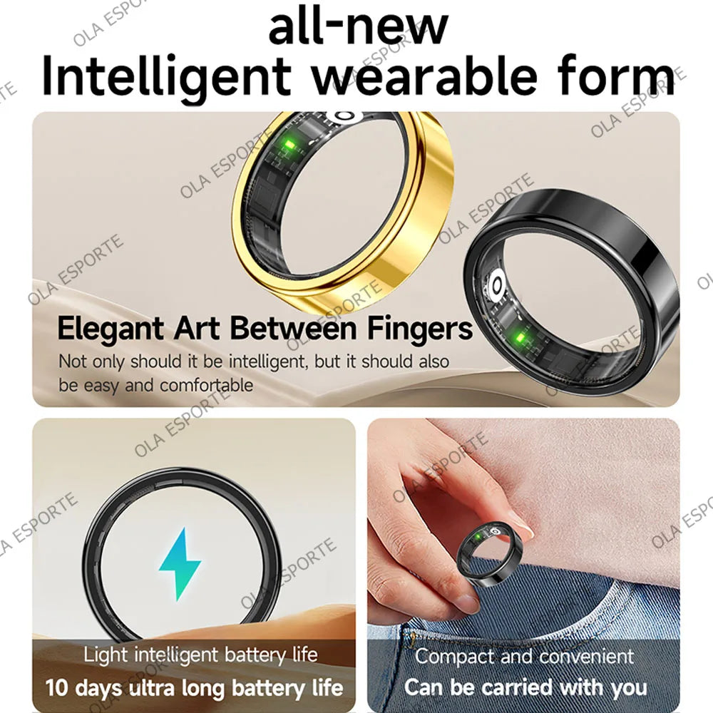 HERA AI Smart Ring (Titanium Black)