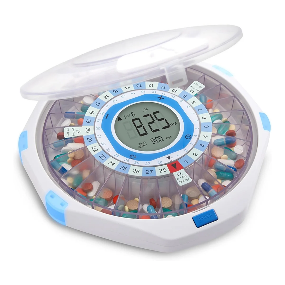 Smart Pill Dispenser with Timer & Alarm