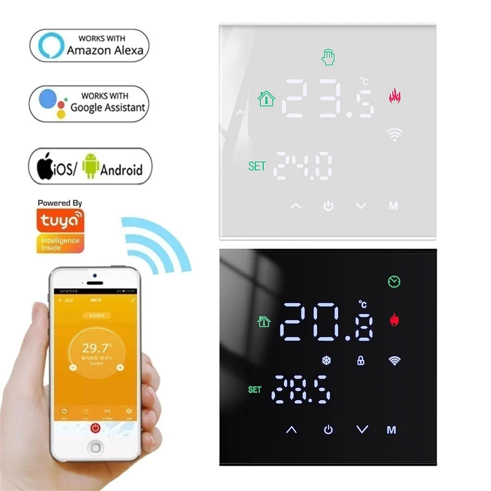 Smart Thermostat (WiFi, Programmable)