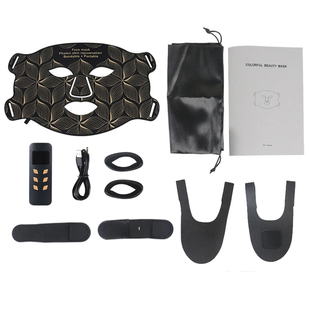 AURORA: AI Red Light Therapy Face Mask — LED Photon Skincare