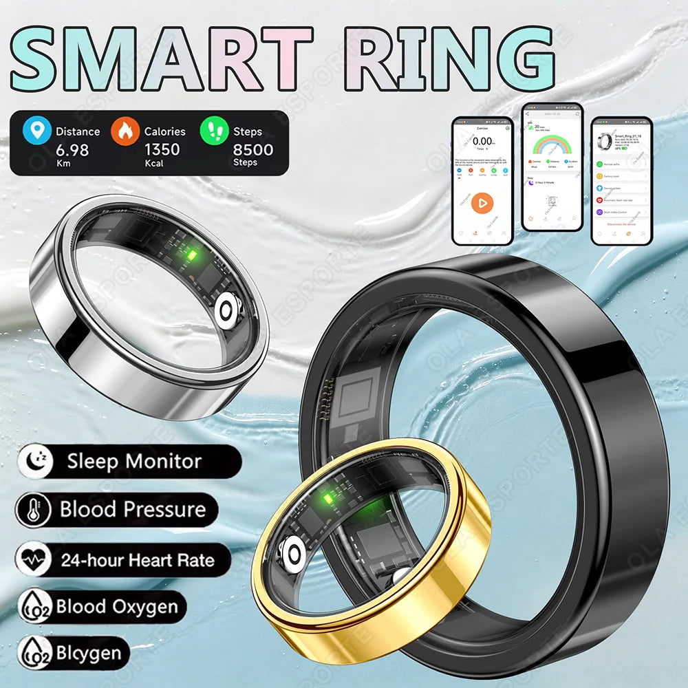HERA AI Smart Ring (Titanium Black)