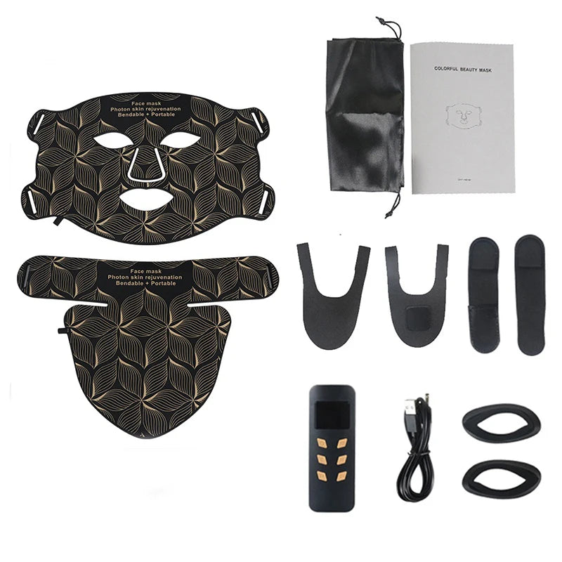 AURORA: AI Red Light Therapy Face Mask — LED Photon Skincare