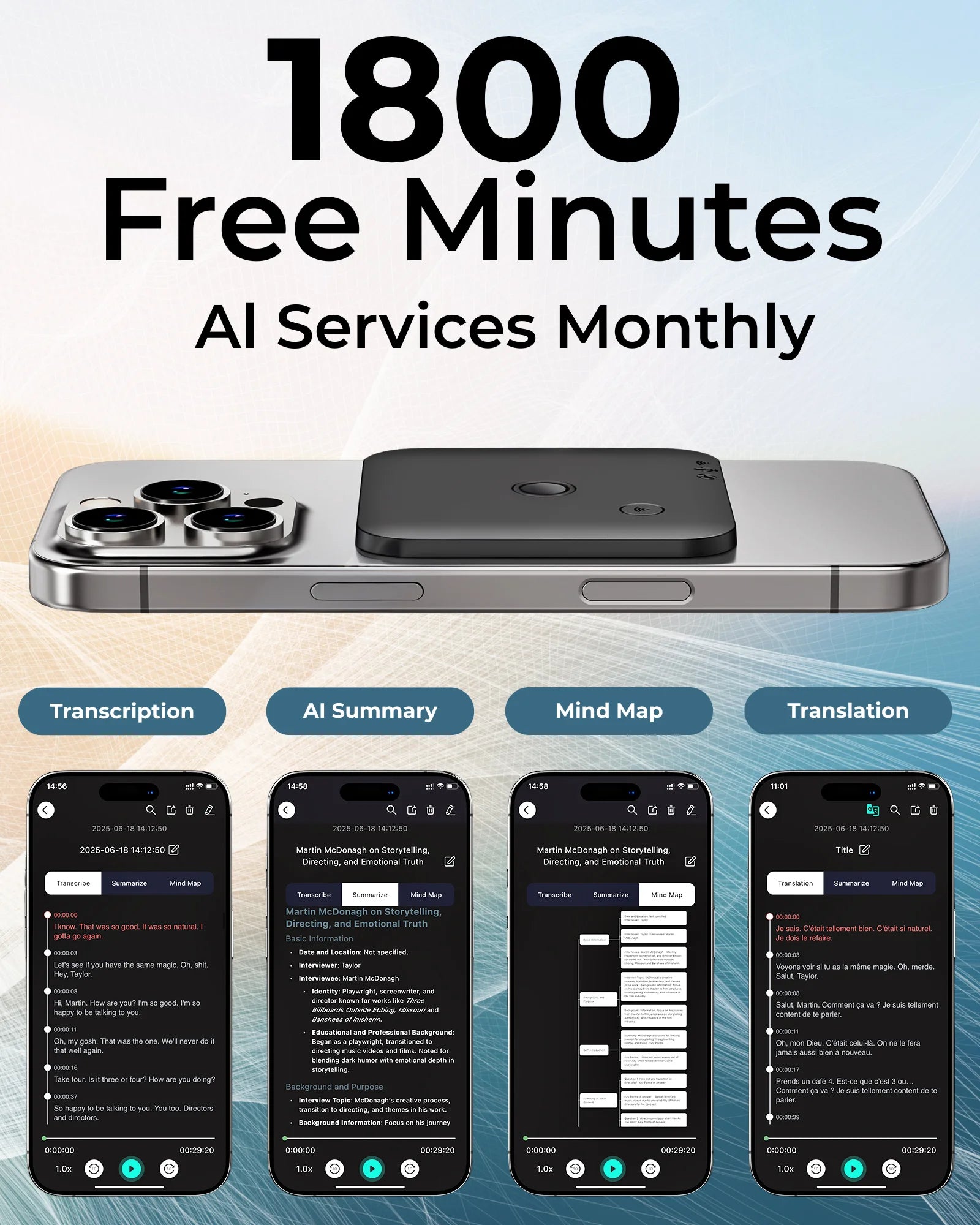 ECHO: AI Voice Recorder & Real-Time Translator
