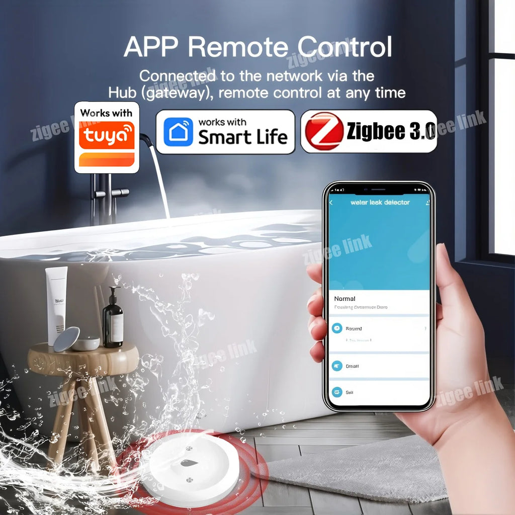 Smart Leak & Water Sensor (Home Protection)