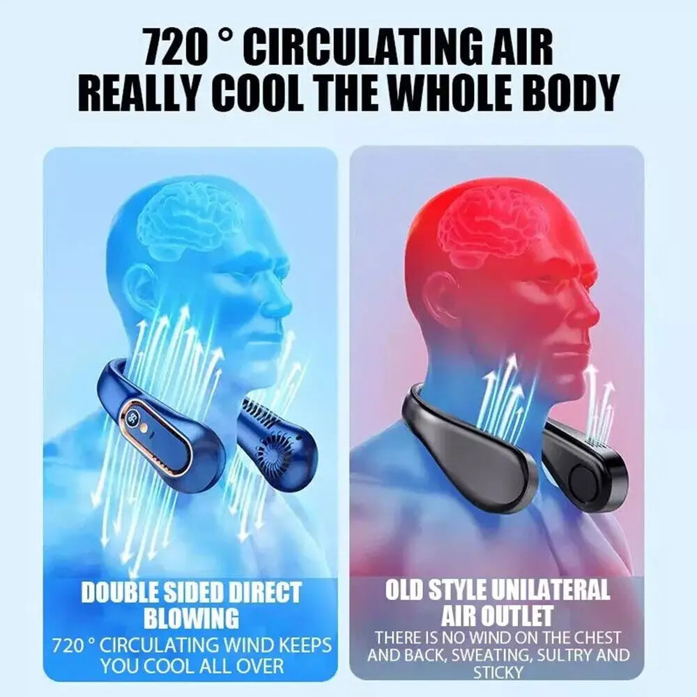 Portable Neck Fan (Bladeless, Smart)
