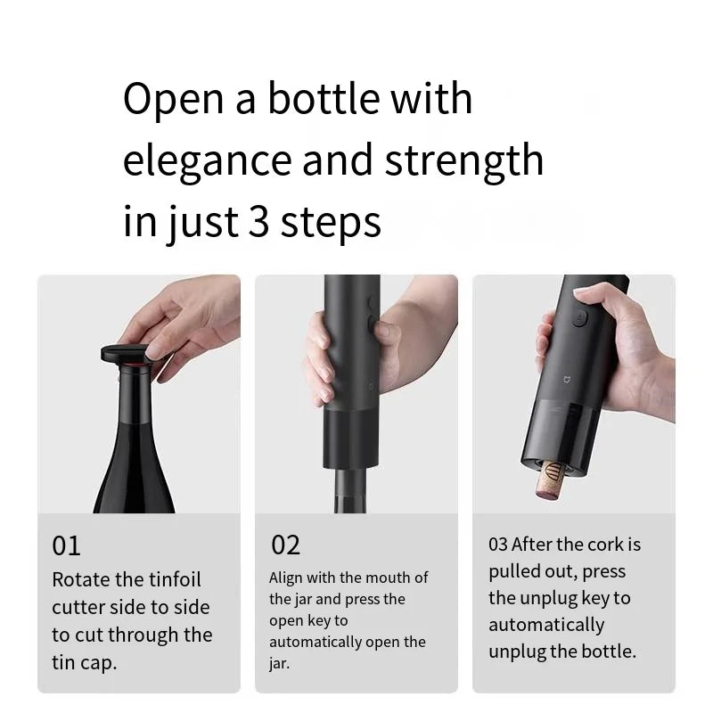Portable Electric Wine Opener (Smart)