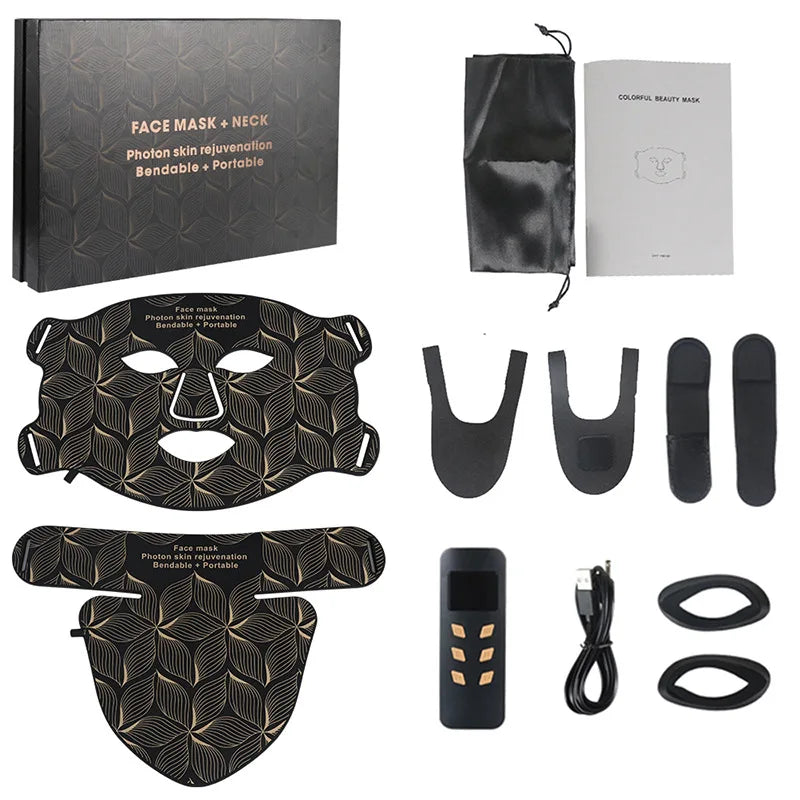AURORA: AI Red Light Therapy Face Mask — LED Photon Skincare