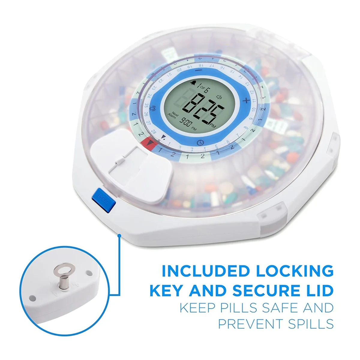 Smart Pill Dispenser with Timer & Alarm