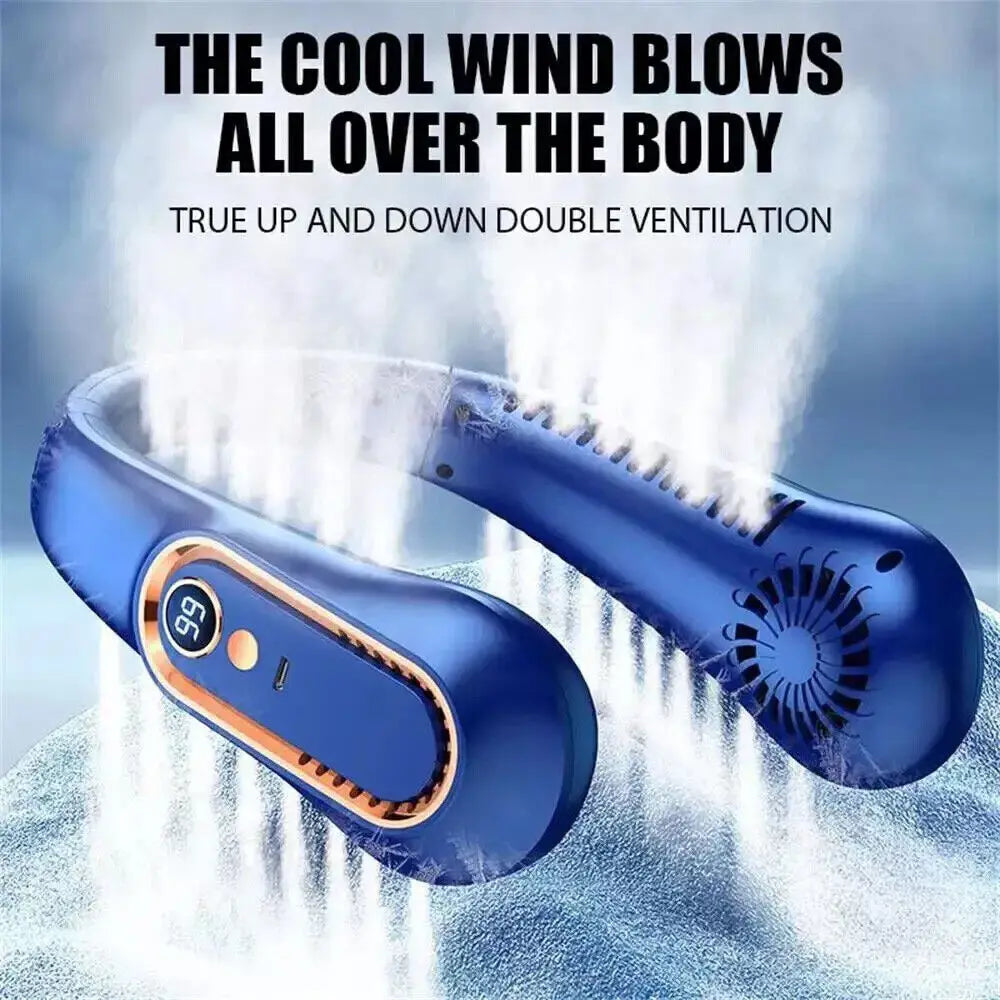 Portable Neck Fan (Bladeless, Smart)