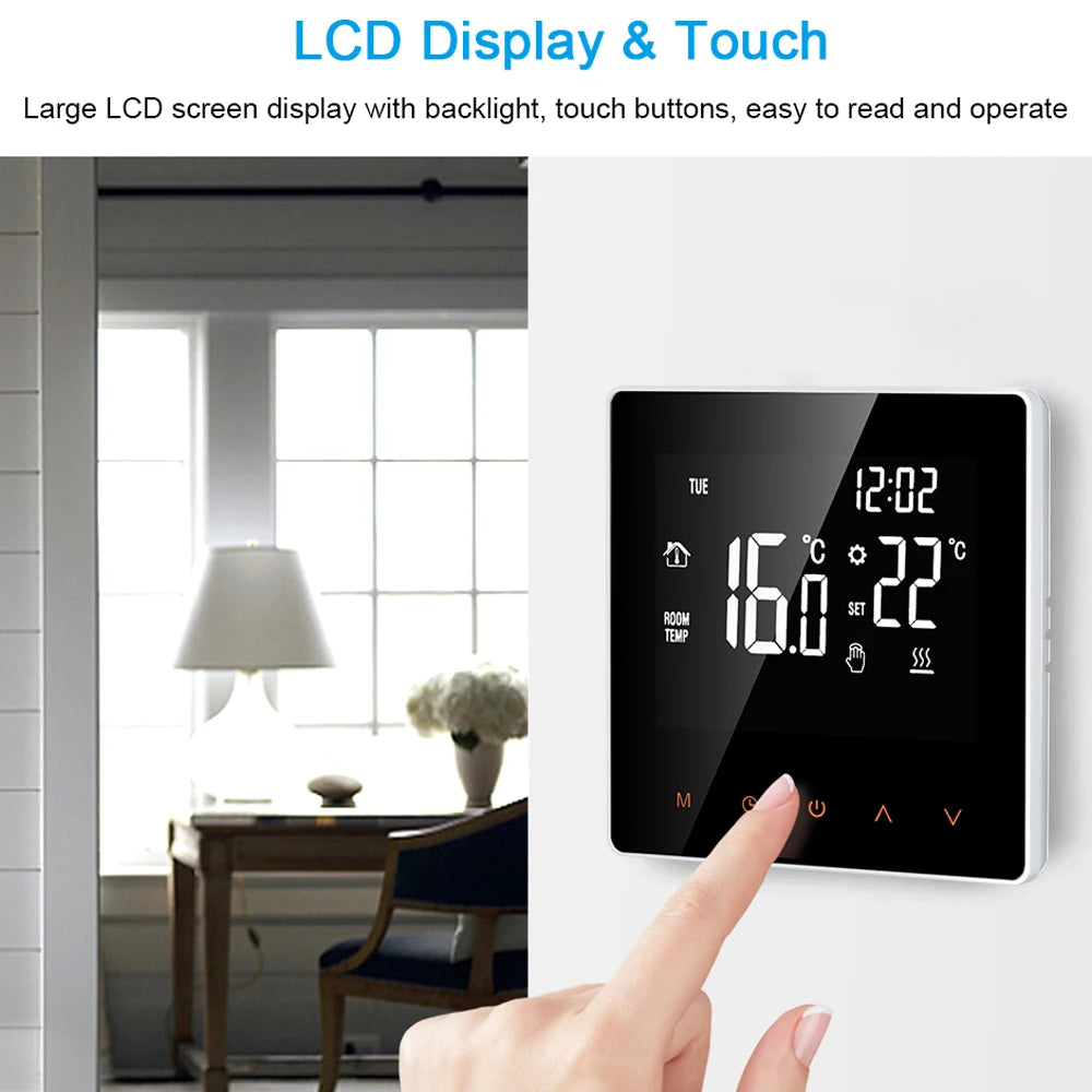 Smart Thermostat (WiFi, Programmable)