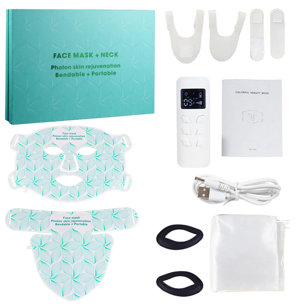 AURORA: AI Red Light Therapy Face Mask — LED Photon Skincare