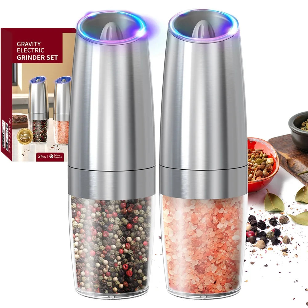 Smart Electric Salt & Pepper Grinder Set