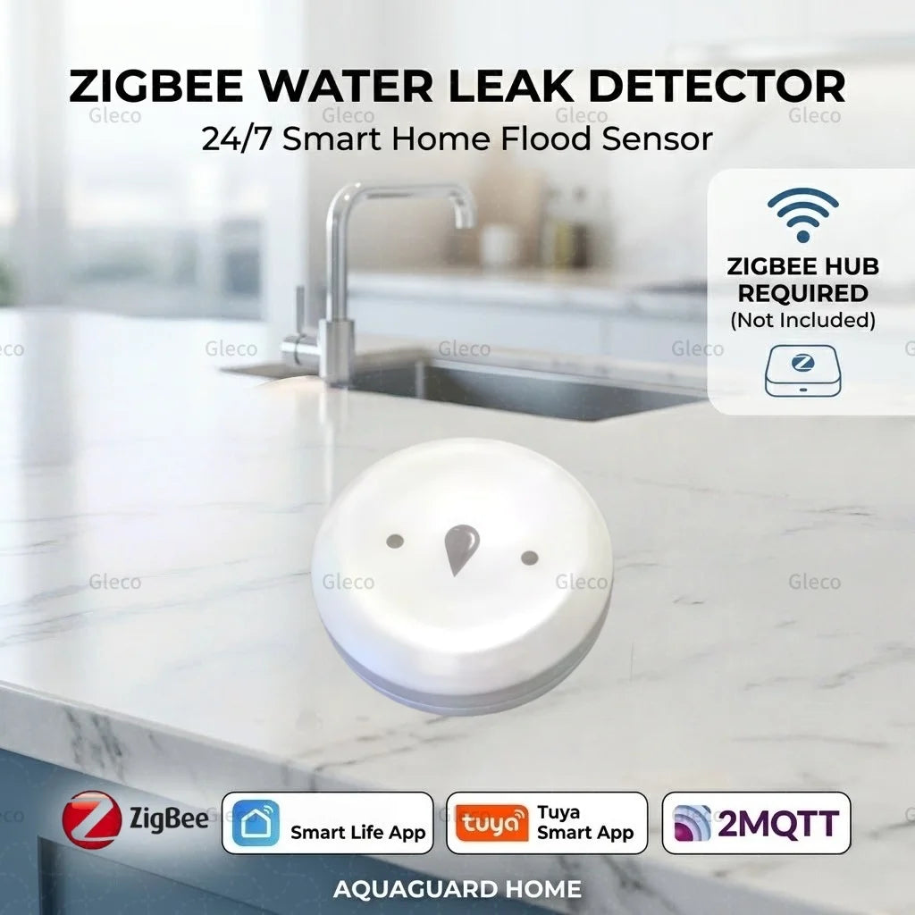 Smart Leak & Water Sensor (Home Protection)
