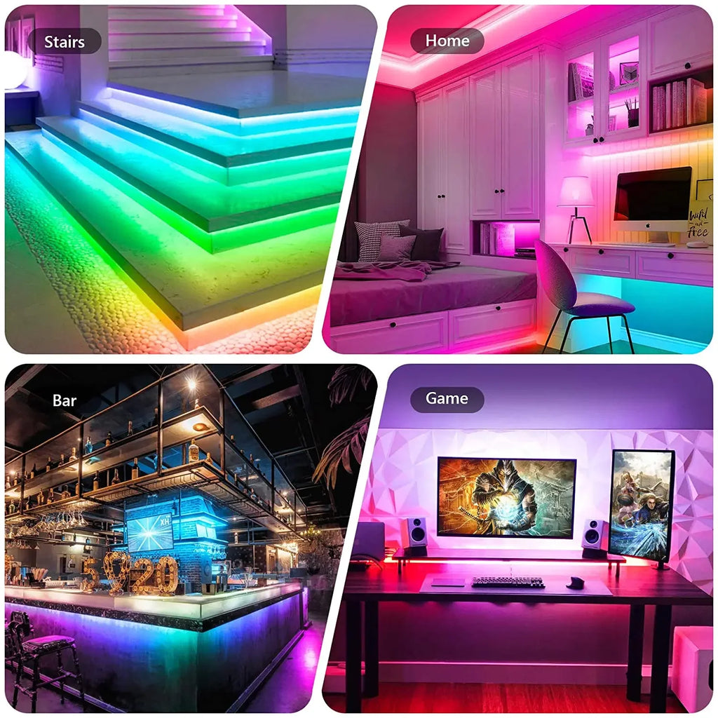 Smart WiFi RGBIC LED Strip Lights with App