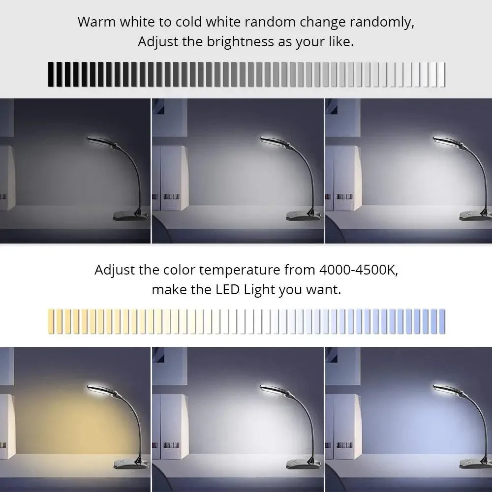 LED Desk Lamp with Wireless Charging + AI