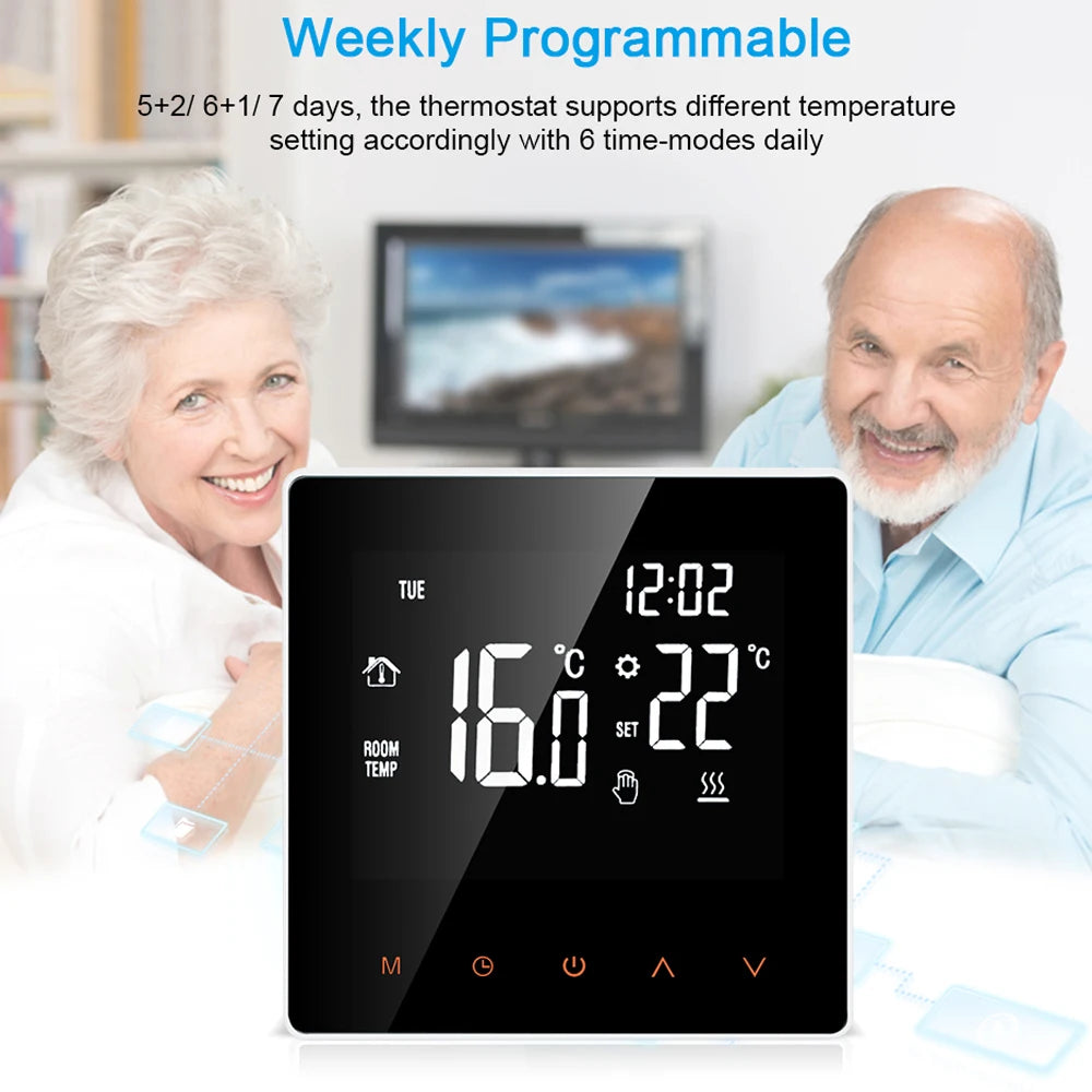 Smart Thermostat (WiFi, Programmable)