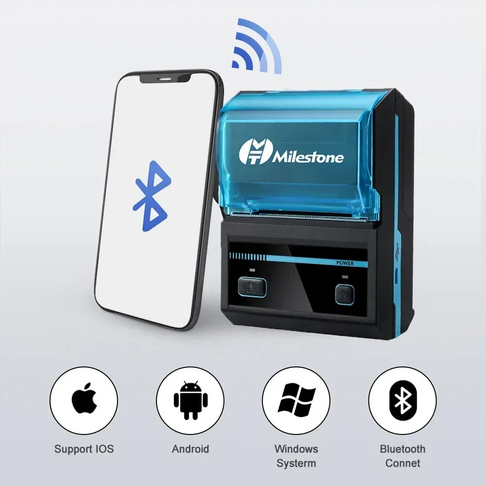 Portable Bluetooth Thermal Printer (Mini)