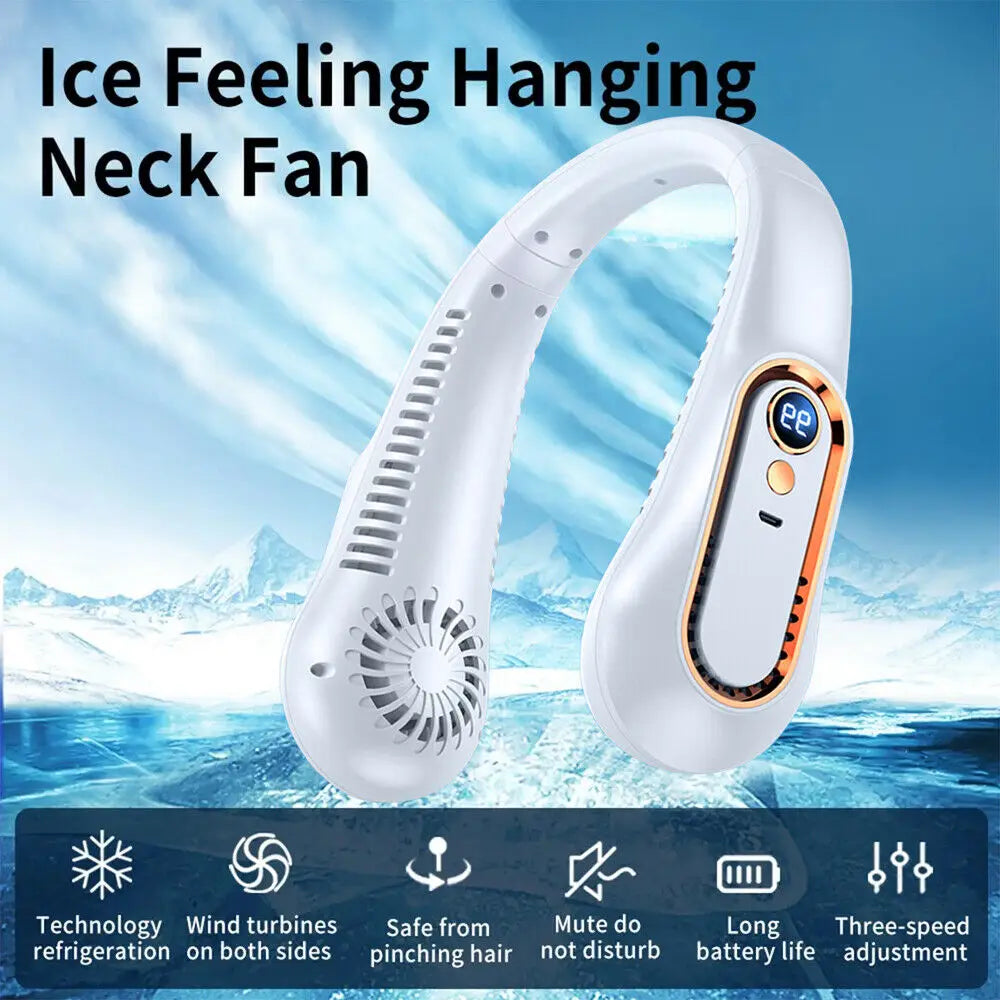 Portable Neck Fan (Bladeless, Smart)