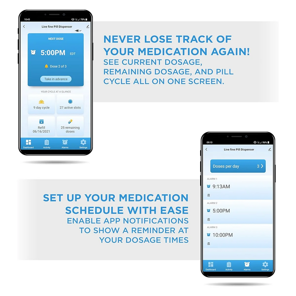 Smart Pill Dispenser with Timer & Alarm